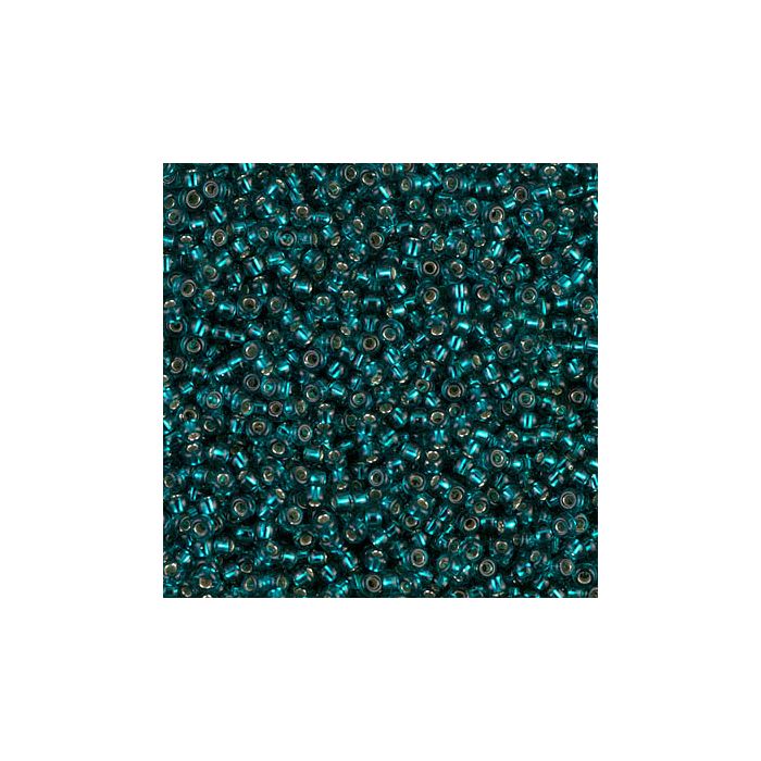 Miyuki Rocailles 11/0 0030 Silver Lined Dark Teal