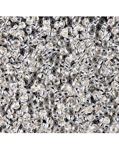 Miyuki Rocailles 11/0 0001 Silver Lined Crystal
