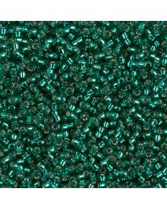 Miyuki Rocailles 11/0 0017 Silver Lined Emerald