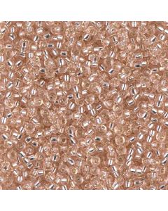 Miyuki Rocailles 11/0 0023 Silver Lined Pink Mist