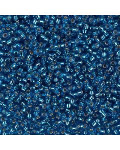 Miyuki Rocailles 11/0 0025 Silver Lined Capri Blue