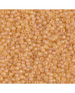 Miyuki Rocailles 11/0 0132FR Matte Transparent Topaz AB