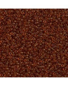 Miyuki Rocailles 11/0 0134 Transparent Dark Amber