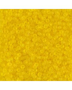 Miyuki Rocailles 11/0 0136F Matte Transparent Yellow
