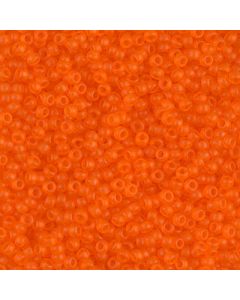 Miyuki Rocailles 11/0 0138F Matte Transparent Orange