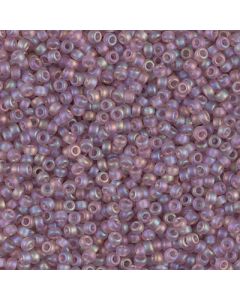 Miyuki Rocailles 11/0 0142FR Matte Transparent Lilac AB