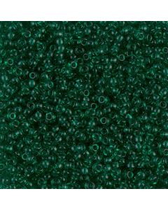 Miyuki Rocailles 11/0 0147 Transparent Dark Green