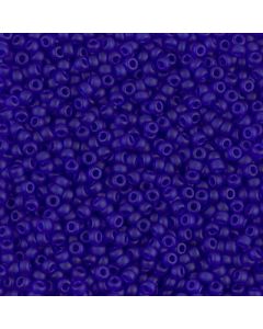 Miyuki Rocailles 11/0 0151F Matte Transparent Cobalt
