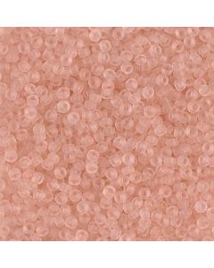Miyuki Rocailles 11/0 0155F Matte Transparent Pink Mist