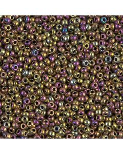 Miyuki Rocailles 11/0 0188 Metallic Purple Gold Iris