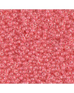Miyuki Rocailles 11/0 0204 Coral Lined Crystal