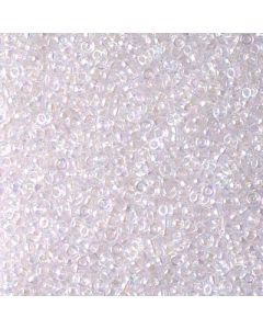 Miyuki Rocailles 11/0 0265 Inside Dyed Color Light Pink AB