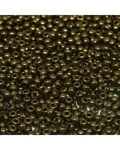Miyuki Rocailles 11/0 0307 Olive Green Luster