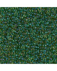 Miyuki Rocailles 11/0 0331 Emerald Lined Light Topaz AB