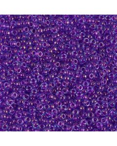 Miyuki Rocailles 11/0 0352 Fuchsia Lined Aqua Luster