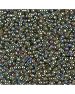 Miyuki Rocailles 11/0 0361 Chartreuse Lined Olivine AB