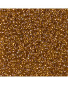Miyuki Rocailles 11/0 0377 Sparkling Topaz Lined Light Topaz AB