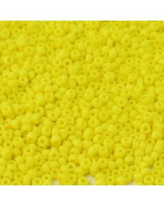 Miyuki Rocailles 11/0 0404F Matte Opaque Yellow