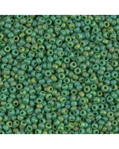 Miyuki Rocailles 11/0 0411FR Matte Opque Jade Green AB