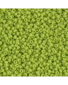 Miyuki Rocailles 11/0 0416 Opaque Lime Green