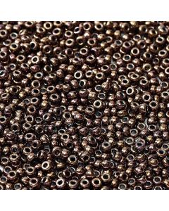 Miyuki Rocailles 11/0 0457B Metallic Berry Bronze AB