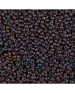 Miyuki Rocailles 11/0 0466 Metallic Dark Raspberry Gold Luster