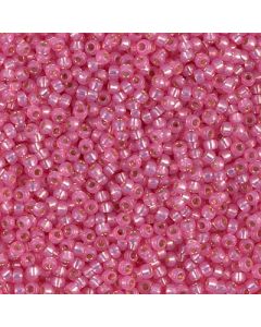 Miyuki Rocailles 11/0 0556 Opal Silver Lined Dyed Pink