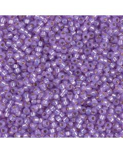 Miyuki Rocailles 11/0 0574 Opal Silver Lined Dyed Lavender