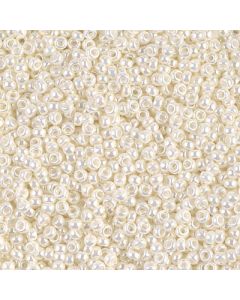 Miyuki Rocailles 11/0 0591 Ivory Pearl Ceylon