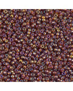 Miyuki Rocailles 11/0 1005 Silver Lined Dark Topaz AB