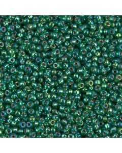 Miyuki Rocailles 11/0 1016 Silver lined Green AB