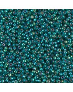 Miyuki Rocailles 11/0 1017 Silver Lined Emerald AB