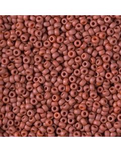 Miyuki Rocailles 11/0 1236 Matte Opaque Terracotta