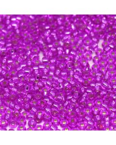Miyuki Rocailles 11/0 1339 Silver Lined Hot Lavender