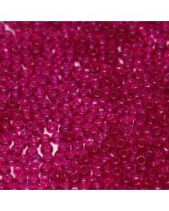 Miyuki Rocailles 11/0 1406 Transparant Dyed Fuchsia