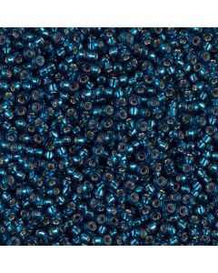 Miyuki Rocailles 11/0 1425 Silver Lined Blue Dyed Zircon