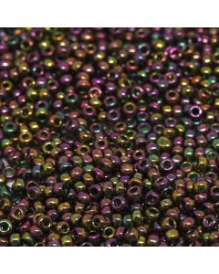 Miyuki Rocailles 11/0 1892 Olive Gold Luster
