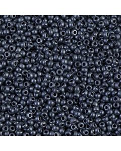 Miyuki Rocailles 11/0 2011 Matted Metallic Gunmetal