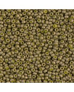 Miyuki Rocailles 11/0 2032 Matte Opaque Olive Luster