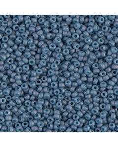 Miyuki Rocailles 11/0 2038 Matte Opaque Slate Blue Glass