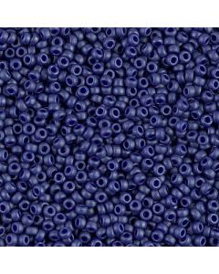 Miyuki Rocailles 11/0 2075 Opaque Matte Metallic Cobalt