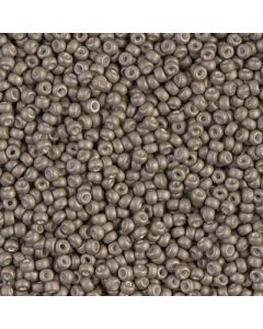 Miyuki Rocailles 11/0 2091 Galvanized Matte Pewter