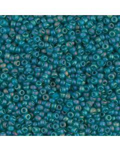 Miyuki Rocailles 11/0 2405FR Matte Transparent Teal AB