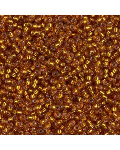 Miyuki Rocailles 11/0 2422 Silver Lined Topaz