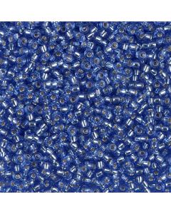 Miyuki Rocailles 11/0 2431 Silver Lined Dark Cornflower Blue