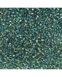 Miyuki Rocailles 11/0 3741 Fancy Inside Dyed Blue Silver