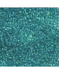 Miyuki Rocailles 11/0 3742 Fancy Inside Dyed Teal Green