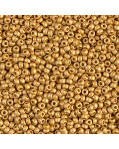 Miyuki Rocailles 11/0 4202F Matte Duracoat® Galvanized Gold