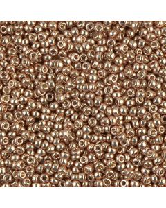 Miyuki Rocailles 11/0 4204 Duracoat® Galvanized Champagne