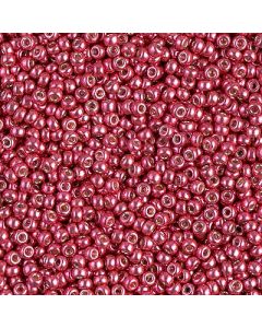 Miyuki Rocailles 11/0 4211 Duracoat® Galvanized Light Cranberry